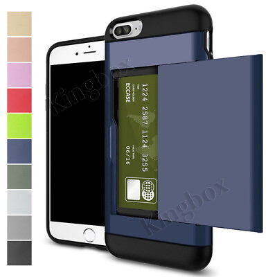 #ad Credit Card Slot Holder Wallet Case Shockproof Back Cover For iPhone amp; Samsung $5.99