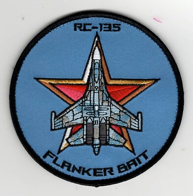 #ad USAF 95th RECONNAISSANCE SQ quot;FLANKER BAITquot; 4quot; Hook Backing RAF Mildenhall U.K. $11.99