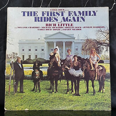 #ad THE FIRST FAMILY RIDES AGAIN 1981 Comedy LP Rich Little Seinfeld#x27;s Kramer $6.99