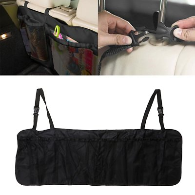 #ad Car Seat Back Tidy Organiser Multi Pocket Bag Auto Travel Storage Hanging Holder $8.27