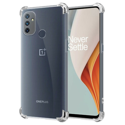 #ad Case For OnePlus Nord N100 TPU Shockproof Silicone Gel Clear Slim Armour Cover $3.71