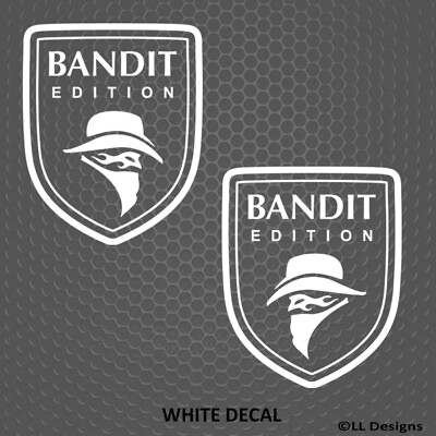 #ad Bandit Editon for Pontiac Firebird Fender Car SUV Vinyl Decal PAIR Choose Color $11.95
