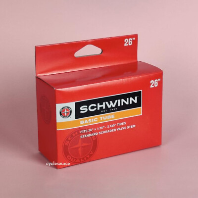 #ad Schwinn 26x1.75quot; 26x1.95quot; 26x2.125quot; Bike Bicycle Inner Tube Schrader Cruiser $9.99