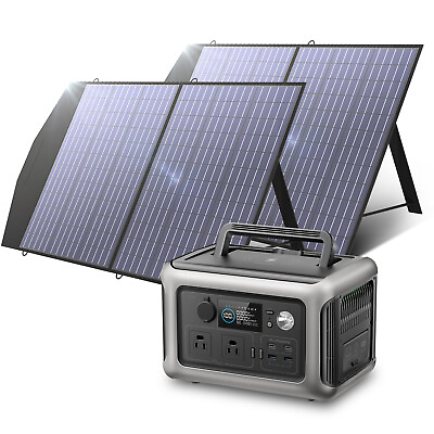 #ad #ad ALLPOWERS R600 600W Solar Generator with 200W Solar Panel for outdoor camping $379.00