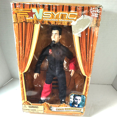 #ad NSYNC Chris Kirkpatrick Marionette String Puppet Doll 2000 DAMAGED BOX $9.00