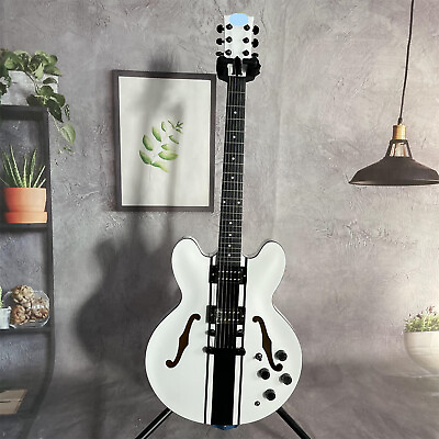 #ad Hollow Body 335 Electric Guitar 6 String Black Fretboard Mahogany Body 2H $313.82