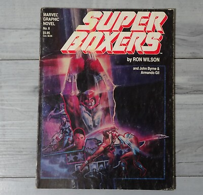 #ad Vintage 1983 Marvel Graphic Novel Comic Super Boxers No.8 $9.99
