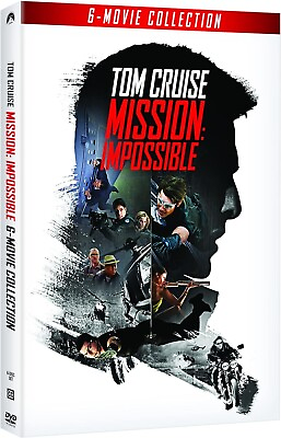 #ad Mission: Impossible : 6 Movie Collection DVD 2023 6 Disc Box Set New Sealed $17.60