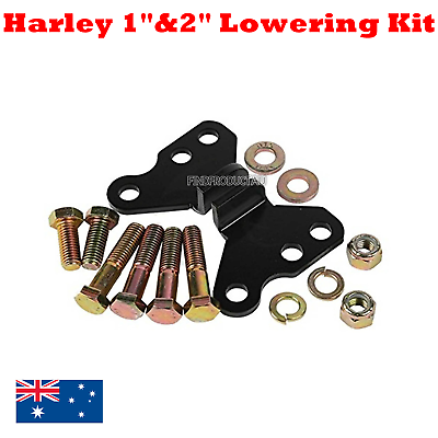 #ad Rear Adjustable Lowering Kit 1quot; 2quot; Lower Harley Touring Electra Glide 1993 2001 AU $56.99