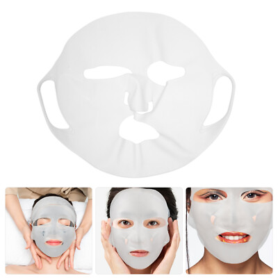 #ad Facial Mask Silicone Face Cover Silicone Mask Cover Women Facial Mask Reusable $7.69
