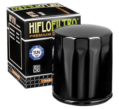 #ad Hiflofiltro® Oil Filter Black for Harley Davidson FXSTB Night Train 99 17 $12.85