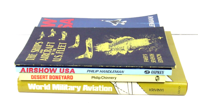 #ad Aviation Military Aircraft USAF Books Lot of 4 Different Titles VG Condition $24.99