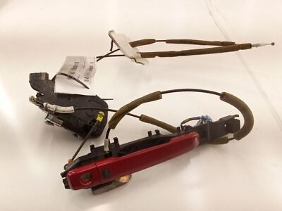 #ad 07 13 INFINITI G35 DRIVER FRONT LOCK ACTUATOR W HANDLE RED COMFORT OEM USED TES $68.84