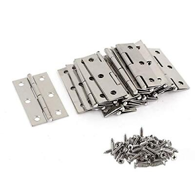 #ad 20 Stainless Steel 3 inch Folding Hinges Door and Window Hinges with 120 $19.31