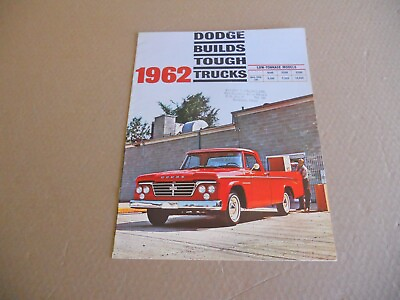 #ad NOS Original 1962 Dodge Light Duty Trucks Dealership Sales Brochure $12.95