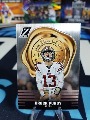 #ad 2023 PANINI ZENITH BROCK PURDY #4 ZEAL OF APPROVAL 49ERS NFL $3.99
