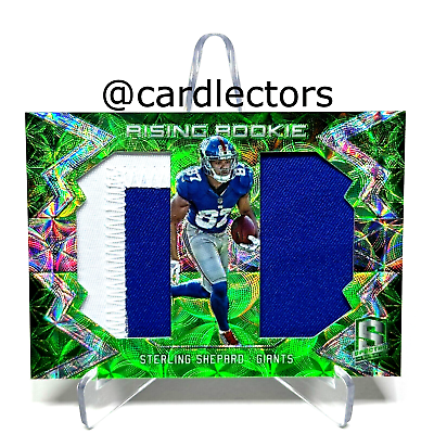 #ad 2016 Panini Spectra STERLING SHEPARD Rising Rookie #11 Neon Green SP 25 GIANTS $13.99