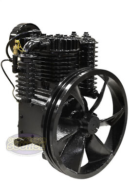 #ad 5 HP Horsepower Cast Iron 2 Stage Air Compressor Pump Industrial Two Stage CI5 $999.00