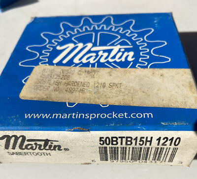 #ad Martin 50BTB15H 1210 Bushing Bore Roller Chain Sprocket Taper Locking 15 Teeth $23.99