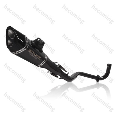 #ad Full Motorcycle Exhaust System For Honda Grom msx 125 2013 2024 Double Tube $108.89
