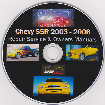 #ad Chevy SSR 2003 2006 Ultimate Manual Collection Service MANUALS PLUS Extras $19.95