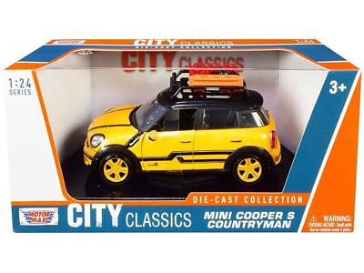 #ad Mini Cooper S Countryman with Roof Rack and Accessories Yellow Metallic and Bla $43.64