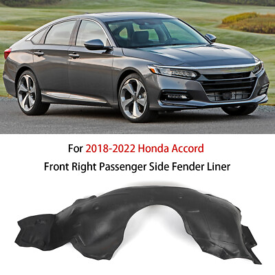 #ad Front Right Side Fender Liner For 2018 2022 Honda Accord 74100TVAA00 HO1249180 $42.90