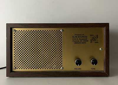 #ad Vintage Mid Century Modern Retro Sun Sounds Phoenix AZ 91.5 MHz Circa 1995 Radio $224.99