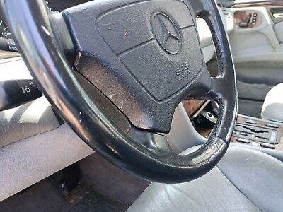 #ad 97 Mercedes Steering Wheel E320 USED NOT PERFECT W210 $149.00