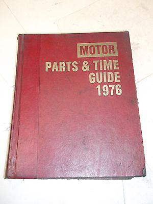 Used Motors Parts and Time Guide 1976 $8.00