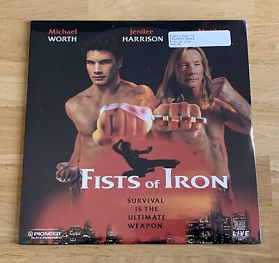 #ad NEW Fists Of Iron Laserdisc SEALED Martial Arts Michael Worth VTG 1995 Rare $69.79