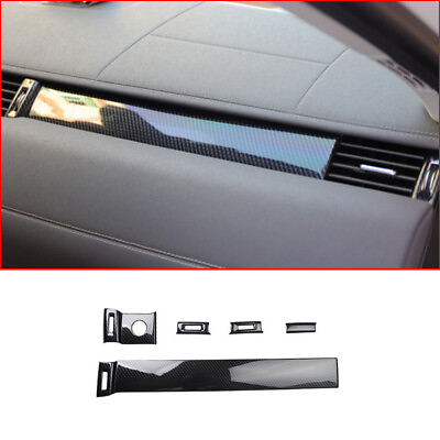 #ad Carbon Fiber Center Console Dashboard Air Panel For Range Rover Evoque 2012 2019 $99.75