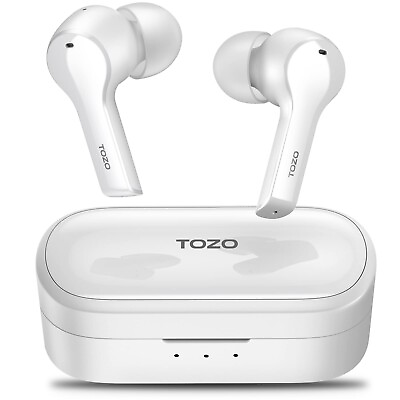 #ad TOZO T9 True Wireless Earbuds 4 Mic Call Noise Cancelling Bluetooth 5.3 Headset $29.99