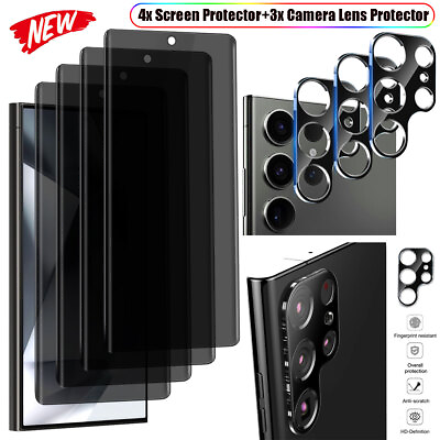 #ad Tempered Glass Screen Protector For Samsung Galaxy S24 Ultra 3x Back Camera Lens $8.99