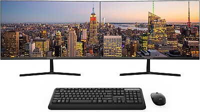 #ad Packard Bell AirFrame 27 Inch Monitor 2 Pack Monitors W Keyboard amp; Mouse $299.99