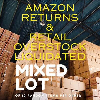 #ad ✨Amazon Liquidation Wholesale Overstock Returns Merchandise 10 15 Mixed Bundle $59.99
