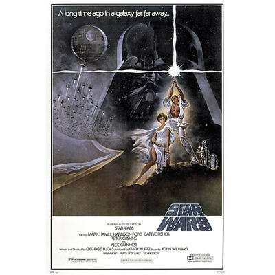 #ad #ad STAR WARS A NEW HOPE MOVIE POSTER 24x36 CLASSIC VINTAGE 85130 $11.95