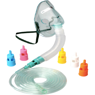 #ad Endure Adjustable Adult Oxygen Venturi Mask with Accessories Large Size $8.99