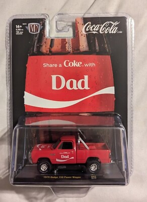 #ad M2 Machines Share A Coke With Dad 1979 Dodge 150 Power Wagon $15.00