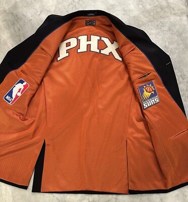 #ad Phoenix Suns Men#x27;s Navy Team Blazer NBA Wool Sport Coat 42R NWOT $348 $50.00
