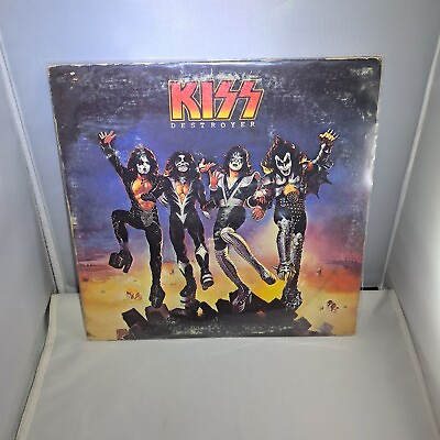 #ad Kiss quot;Destroyerquot; LP 1976 Original Release Vinyl Record Fair To Good Condition $14.99