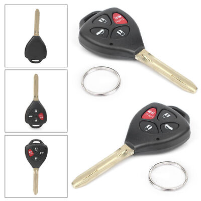 #ad 2X Uncut Entry Remote Key Fob 4 Button For Toyota Camry 2007 2010 2008 HYQ12BBY $26.37