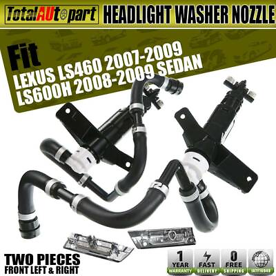 #ad 2 Headlight Washer Nozzle Front Both Side for Lexus LS460 LS600h 2007 2009 Sedan $24.99