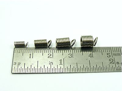 #ad 20 x High Quality COIL Crimps Cord ENDS Connectors fits Leather or Rubber Cord AU $2.95
