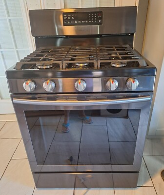 #ad SAMSUNG NX58T7511SG 30In Gas Range 5.8 Cu. Ft. Oven Capacity Stainless Steel $320.00