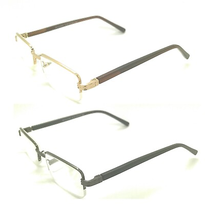 #ad New Mens Reading Glasses Business Readers Metal ITALY Design 1.0 to 4.0 $12.95
