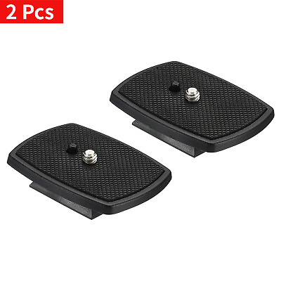 #ad Tripod Quick Release Plate Camera Tripod Adapter Mount Replacement 35mm 2pcs $11.14