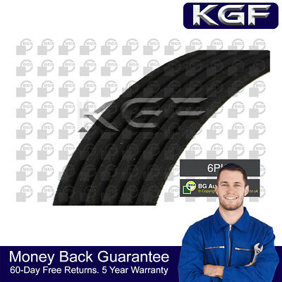 #ad KGF V Ribbed Drive Belt Fits Vauxhall Zafira Astra Astravan Combo Fiat Doblo GBP 11.75