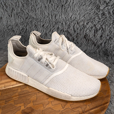 #ad Adidas NMD R1 Cloud White Gum Soles Athletic Sneakers D96635 Mens Size US 14 $44.00