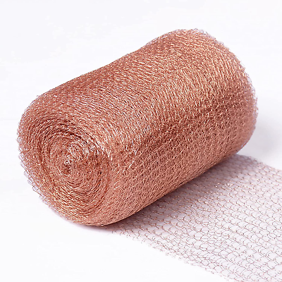 #ad 5” x 32 ft 100% Pure Copper Mesh for Distilling Knitted Copper Mesh Roll D $21.73